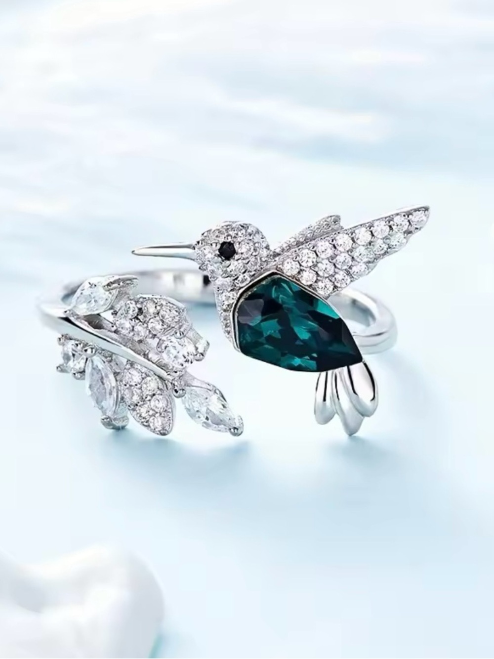 3/$40 NWT Zircon 🕊️ Open Ring